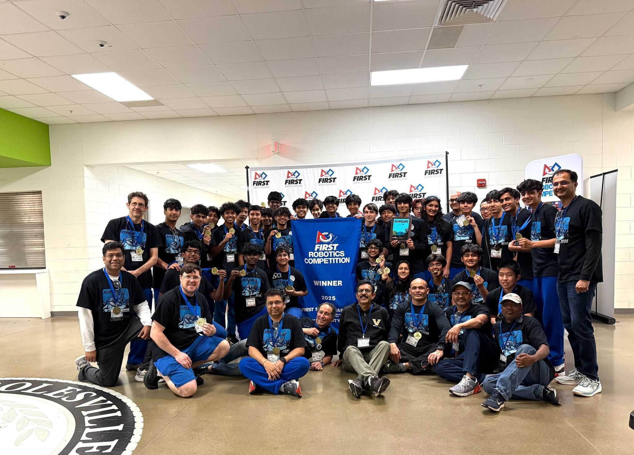 Robowhales team 9032 FRC team, Cary NC, Whirlpool Crescendo